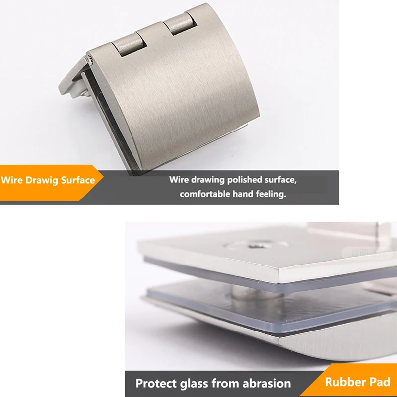 2 шт Высокое качество стеклянные зажимы Регулируемый Настенный зажим стеклянной