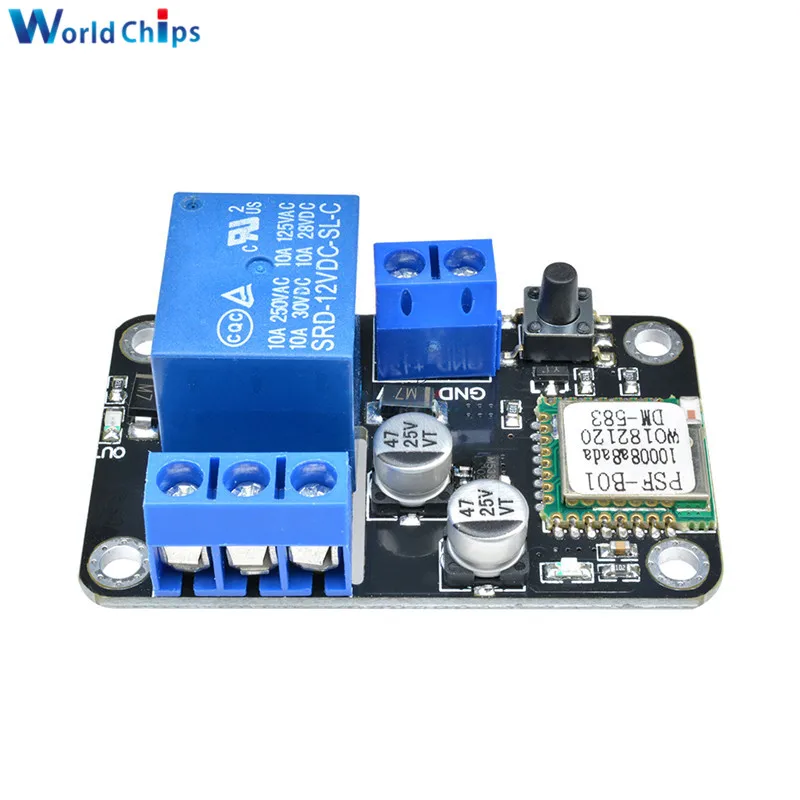ESP8285 Замена ESP8266 12 В постоянного тока WiFi беспроводной умный переключатель