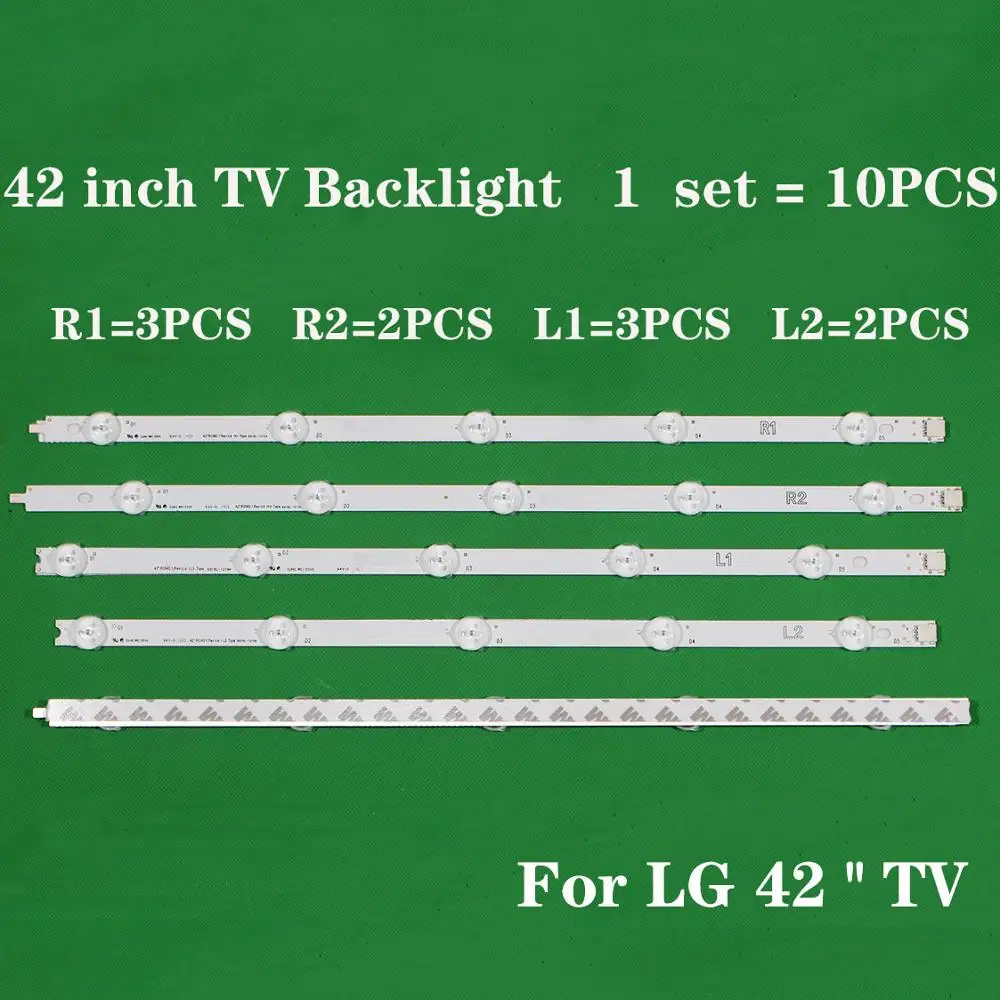 Светодиодная лента для подсветки телевизора LG 42 дюйма 42LN540V 42LN613V 42LA620V LC420DUE 42LN575S