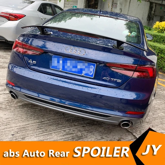 

Спойлер для Audi A5 2017-2019, спойлер для Audi A5 A7, высококачественный спойлер из ABS материала для TF, заднее крыло автомобиля, Праймер, цветной задний ...