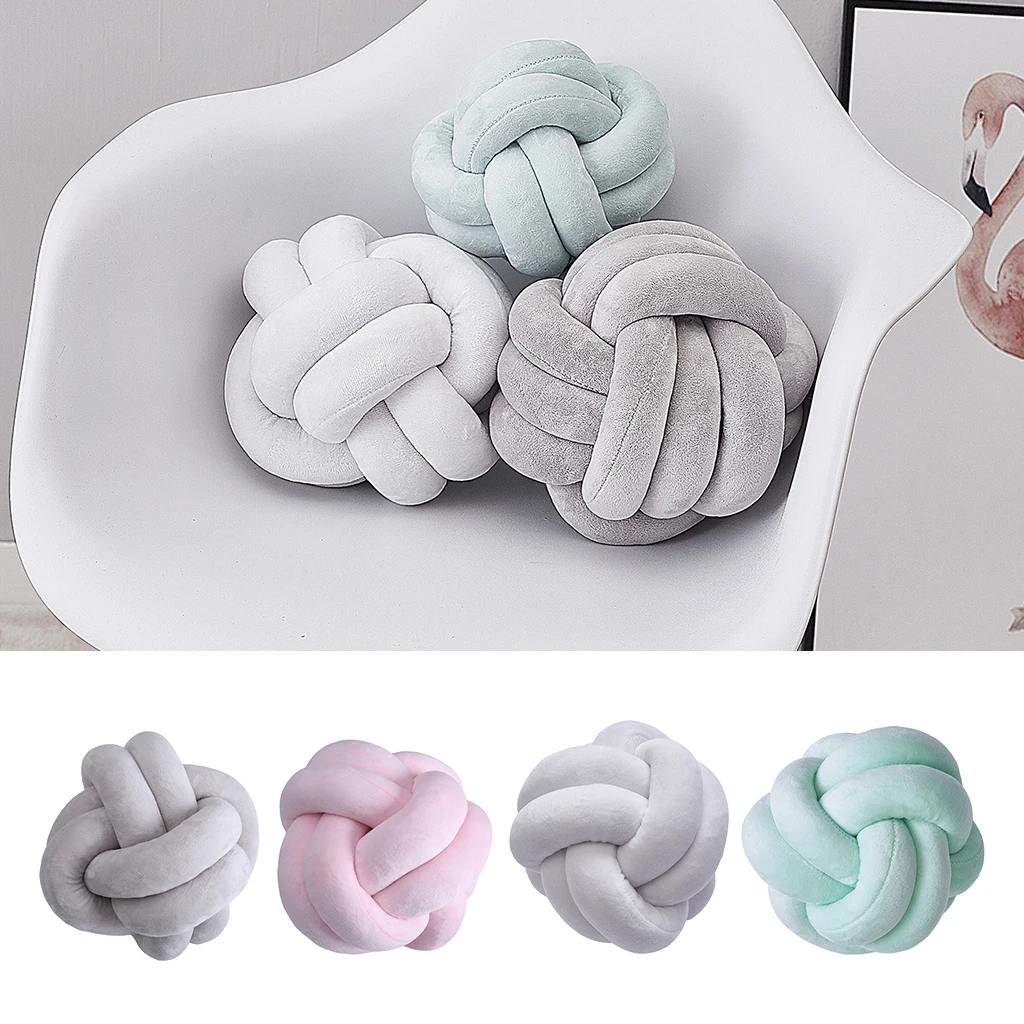 

Ball Knot Pillow Pillows Cushion 22cm Bedroom Decor Throw Pillows