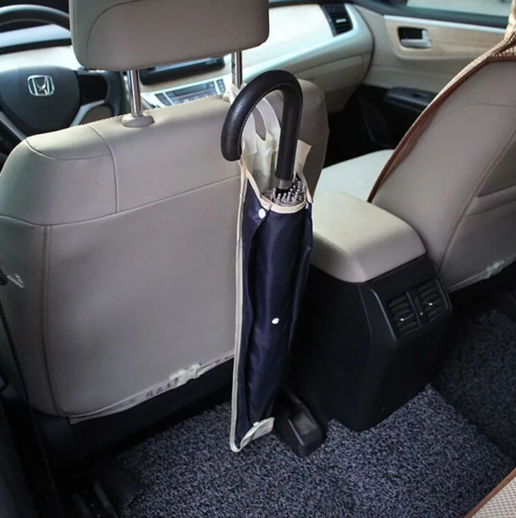 Заднее сиденье автомобиля водонепроницаемая сумка для хранения зонтов Ткань