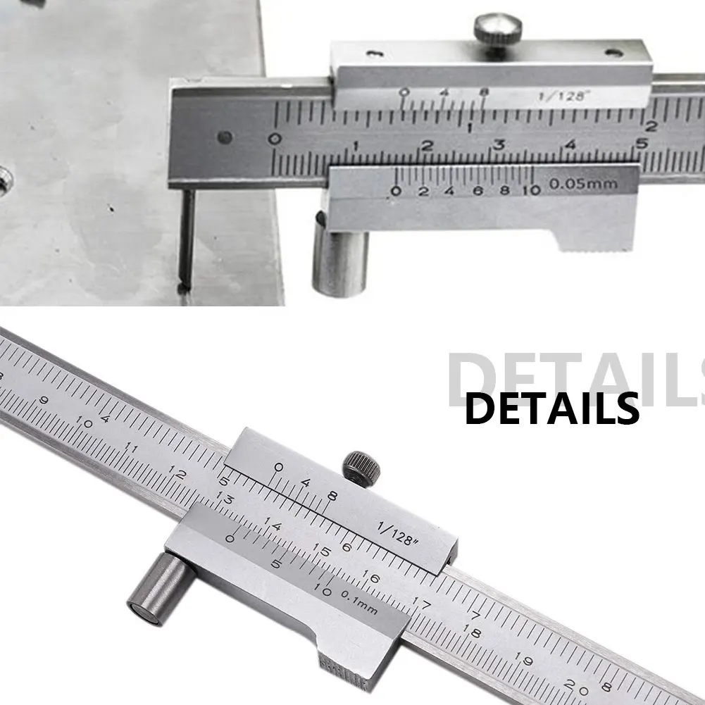 

0-300mm Marking Vernier Caliper Parallel Woodworking Gauge Stainless Steel Vernier Caliper Measuring Tool With Carbide Scribe