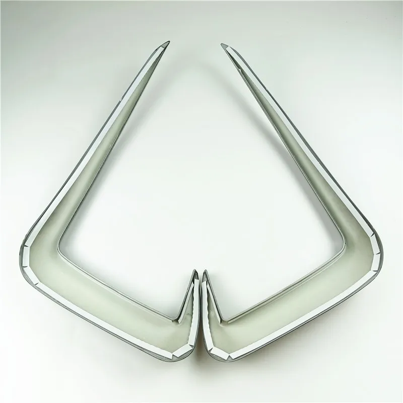 

Car Styling For Audi A4 B9 2017-2018 Front Bumper Spoiler Air Knife Fog light Covers Carbon Fiber Stickers Exterior Accessories