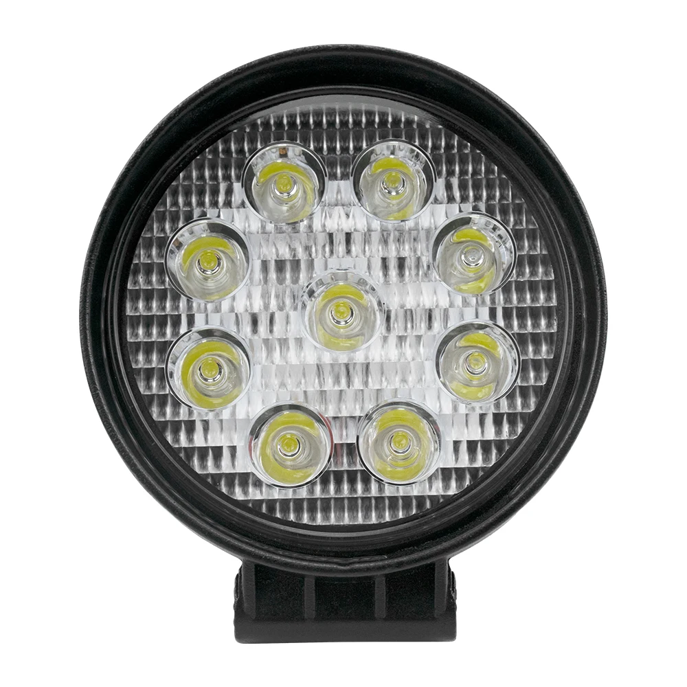 

27W Work Lamp 3W Lamp Spotlight Circle Offroad LED Light Bar for Truck Offroad Tractor Boat Trailer Car SUV ATV 4X4 4WD