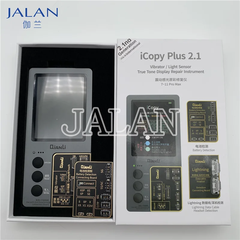 Qianli iCopy плюс 2 1 7 11 Pro MAX ЖК дисплей сенсорный вибрировать оригинальный Цвет ремонт