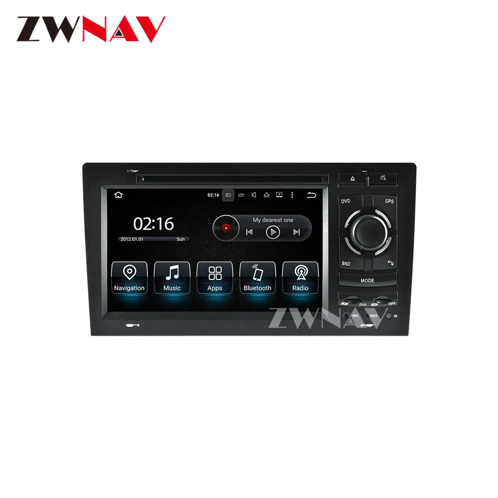 2 Din carplay Android 10 экран ar DVD-плеер для AUDI A8 1994-2003 GPS-навигация Мультимедиа Авто Аудио