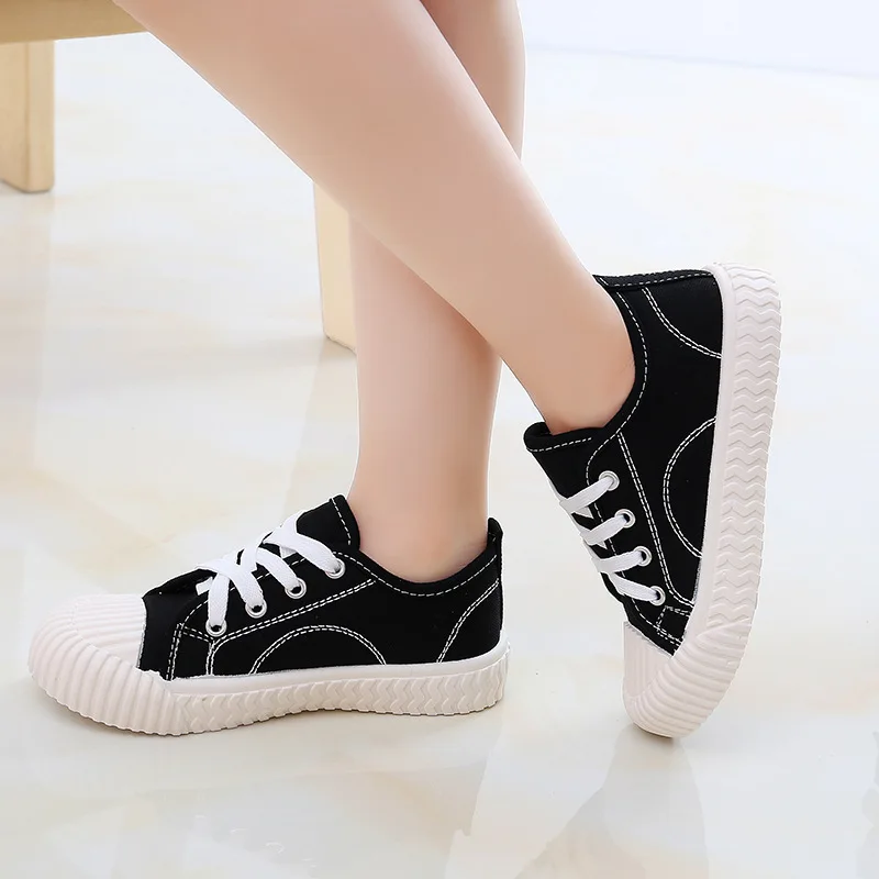 hot canvas children shoes sport breathable boys sneakers brand kids girls jeans denim casual child flat free global shipping