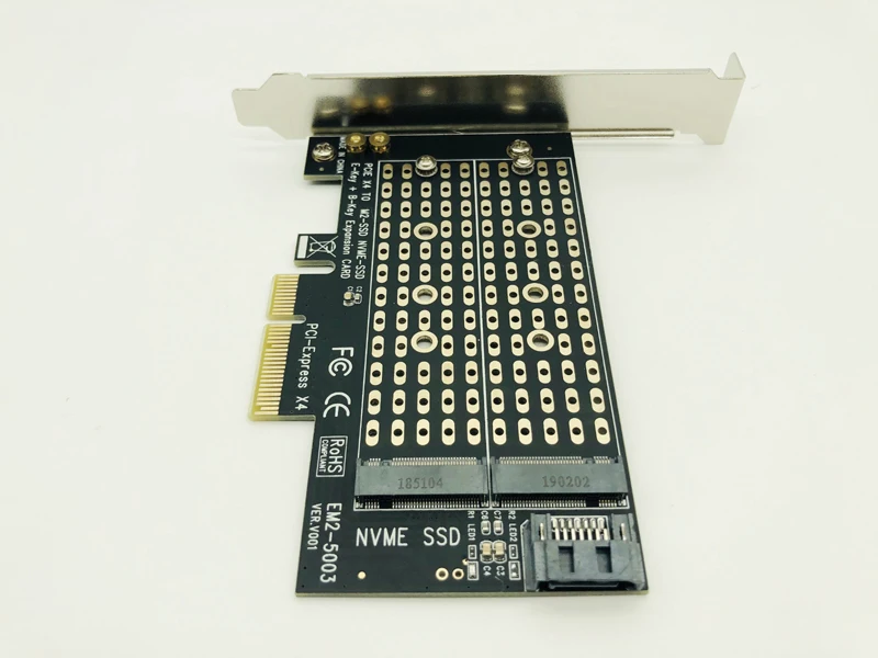 6 шт. переходники PCIE M2 на M.2 SATA SSD + NVME PCIE|Платы расширения| |