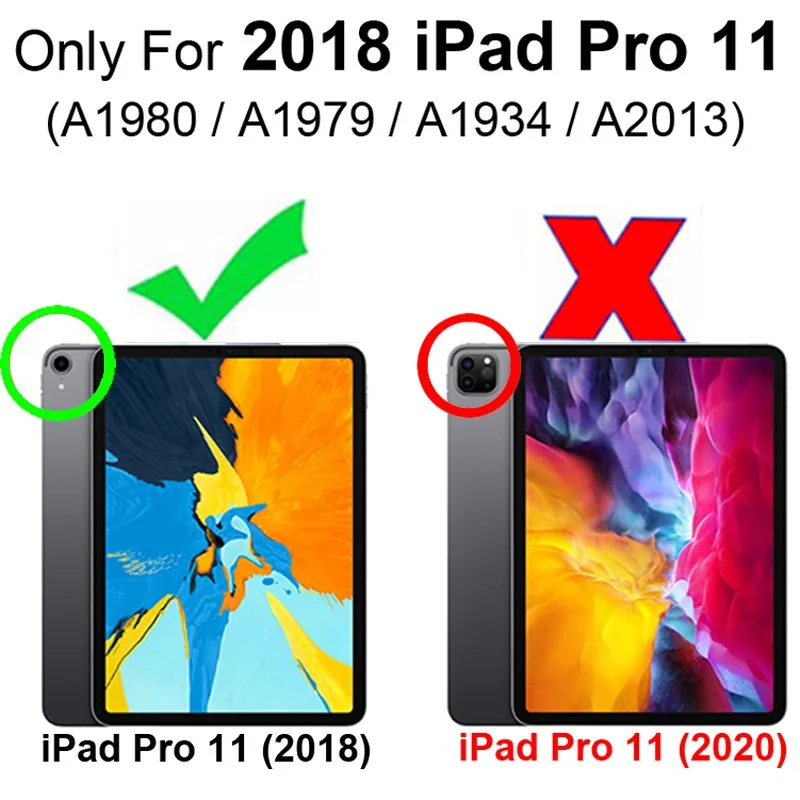 Милый 3D чехол с мультяшным единорогом медведем для iPad Pro 11 2018 защитный из