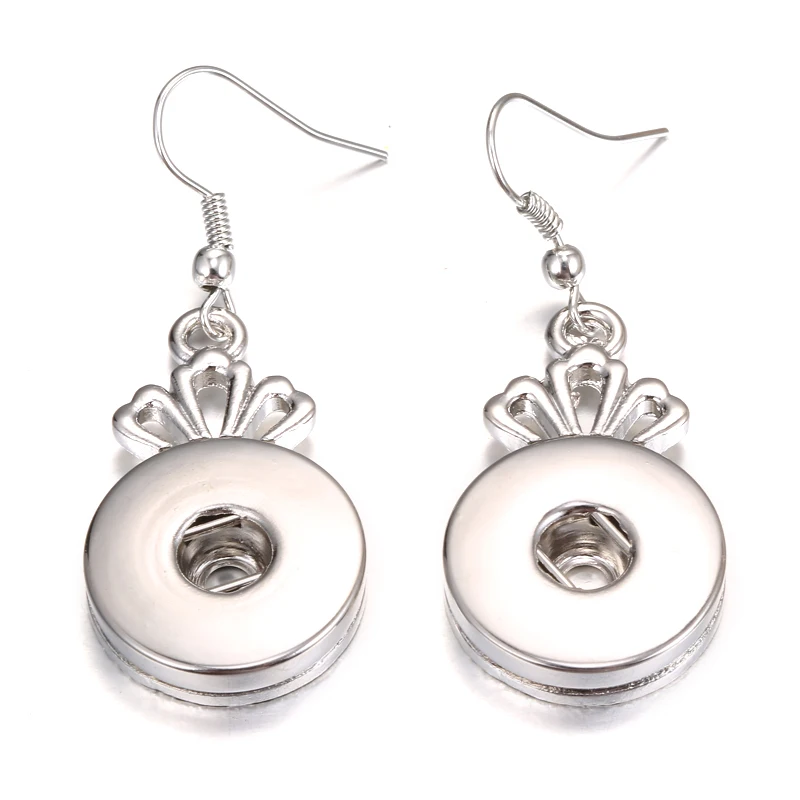 Новинка 2019 розовое золото 18 мм женские серьги с кнопками застежками ювелирные