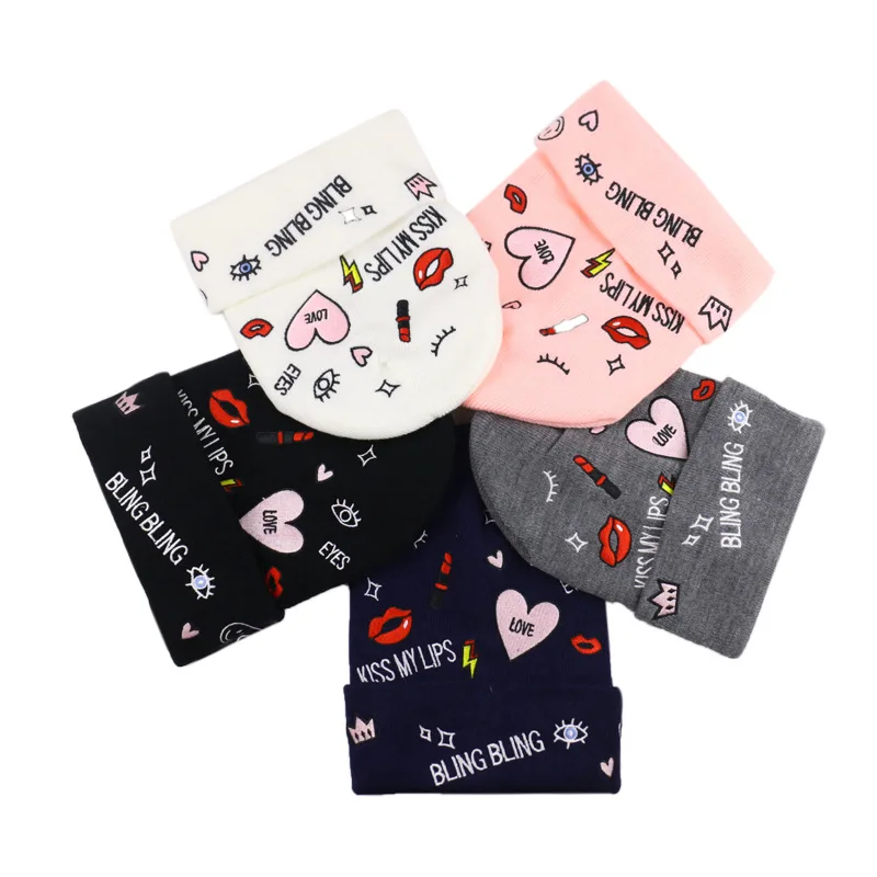 Модный корейский стиль новинка граффити губная помада принт с английской