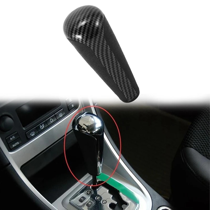 Рукоятка переключения передач из углеродного волокна для Citroen C2 C3 Peugeot 206 207 307