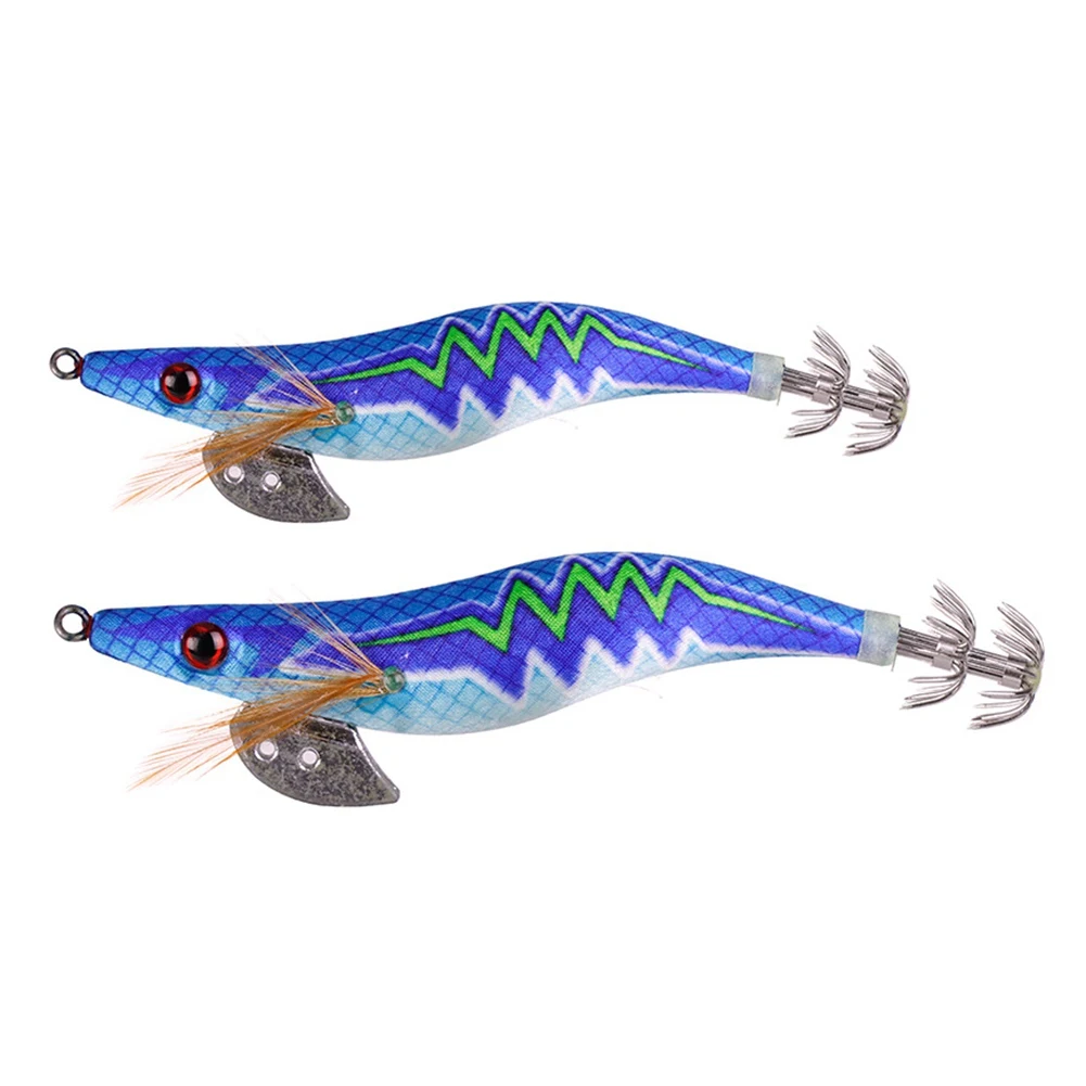 

10Pcs/bag 12g/14g/19g Fake Fishing Squid Bait Shrimp Jig Hook 3D Eyes Cuttlefish Artificial Lures Hook Luminous Octopus Baits