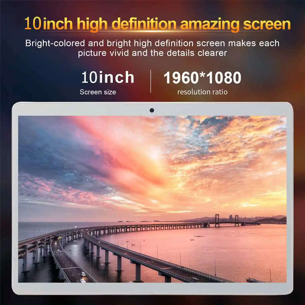 10,1 дюймов HD планшет камеры/SIMs Восьмиядерный 3g вызов Tab PC 6+ 128 Гб 9000 мАч Двойной gps WIFi bluetooth 4,0 Pad android 8,0 tab