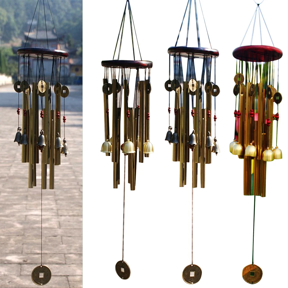 Антикварные резонансные колокольчики с 6 трубками подвесные для гостиной