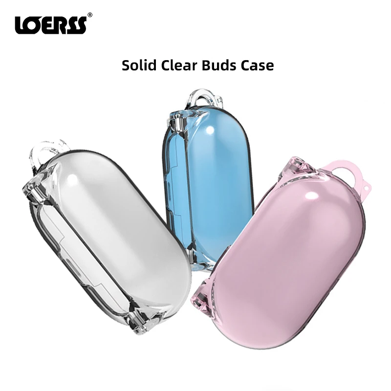 Прозрачный чехол для беспроводного зарядного устройства наушников Samsung Galaxy Buds Plus