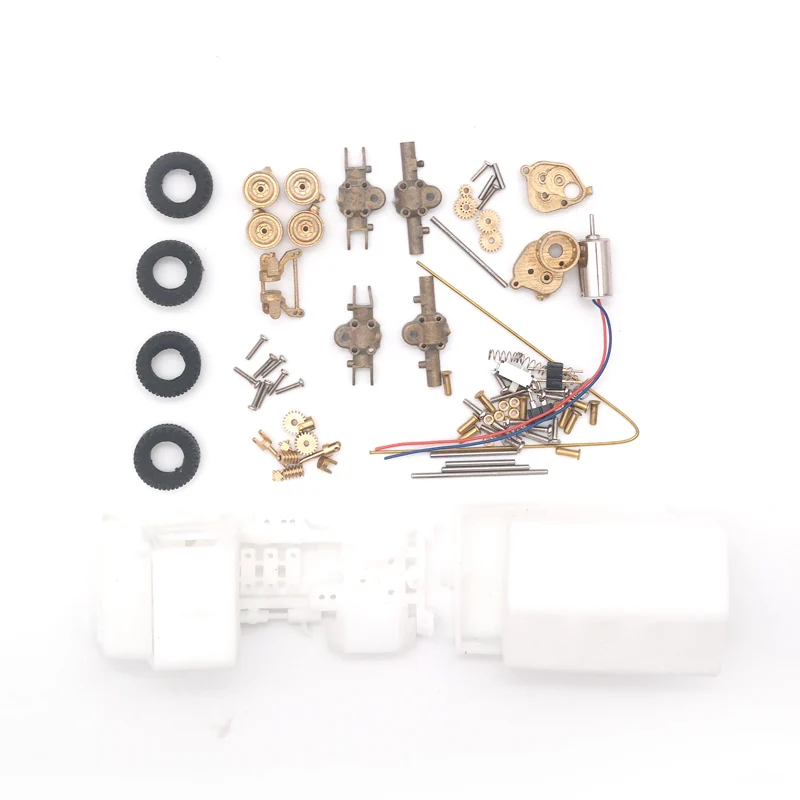Dasmicro Das87 Das87E02 масштаб 1/87 4WD набор для самостоятельной сборки грузовика с белым