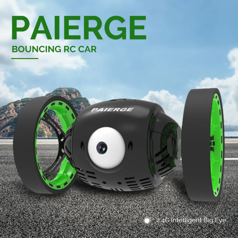 

Paierge PEG - 700 2.4G Intelligent Big Eye Bouncing RC Car Amazing Jumping Ability 360 Rotation Stunt Car Remote Control Car Toy
