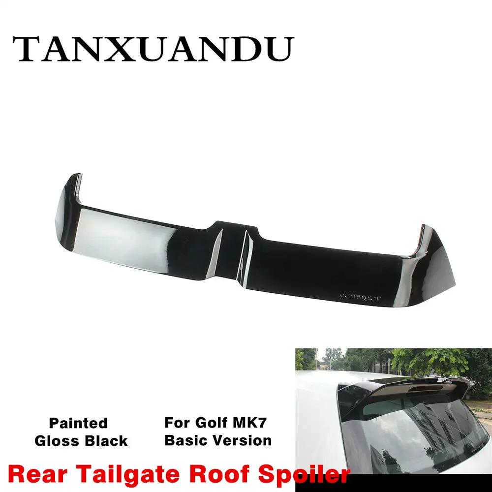 R-LINE стиль окрашенные черные задние Багажники багажник на крышу спойлер крыло