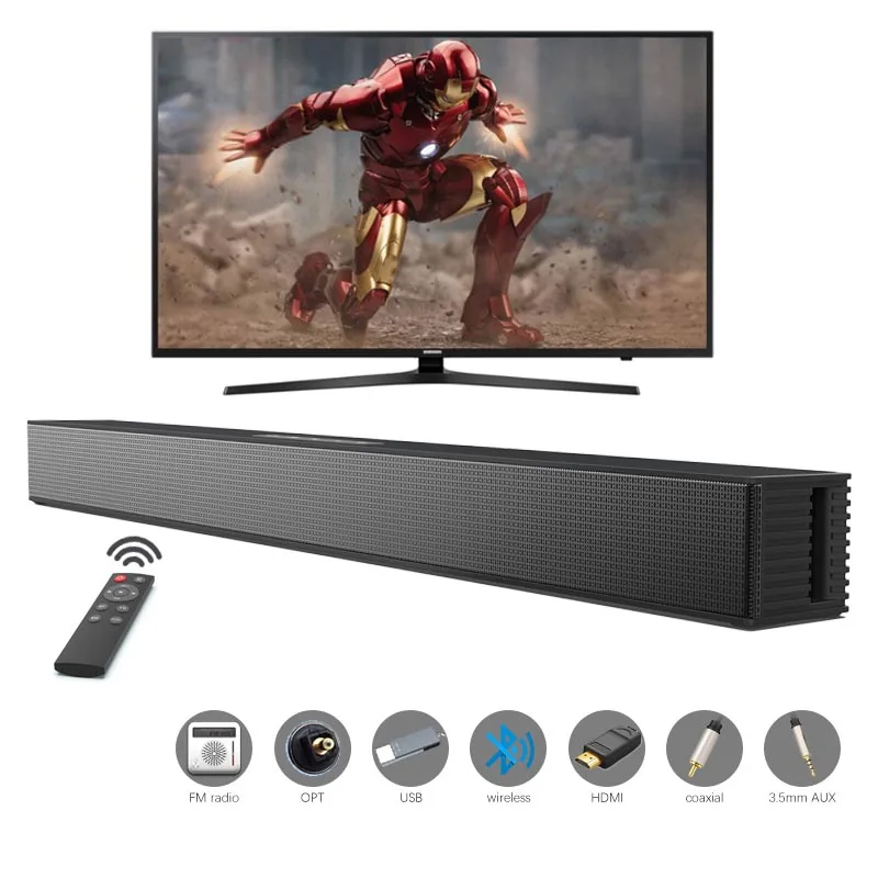 BS-18 беспроводной Bluetooth Звуковая Панель стерео динамик настенный домашний