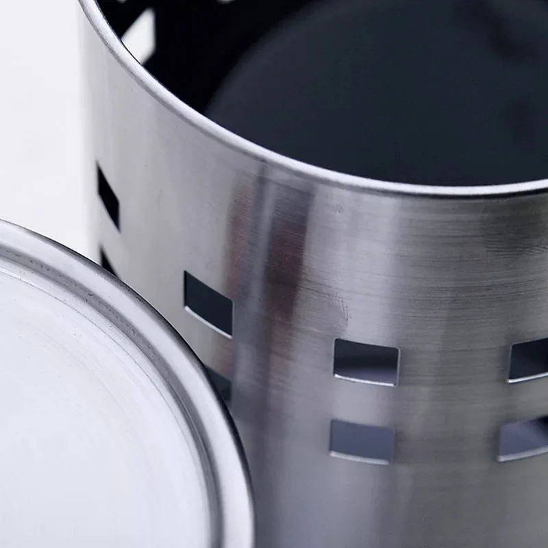 Щетка для унитаза и держатель с вентиляционными отверстиями нержавеющая сталь