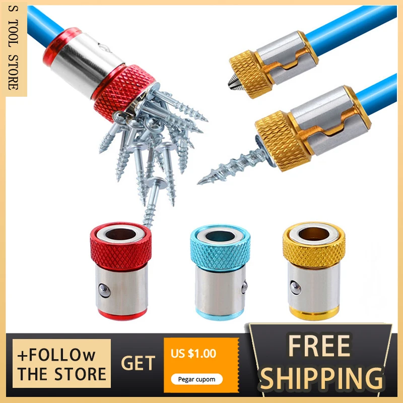 

Magnetic Ring Anti-slip Batch Head Alloy Magnetic Ring Electric Screwdriver Bit Anti-corrosion Strong Magnet Manual Screw Bit