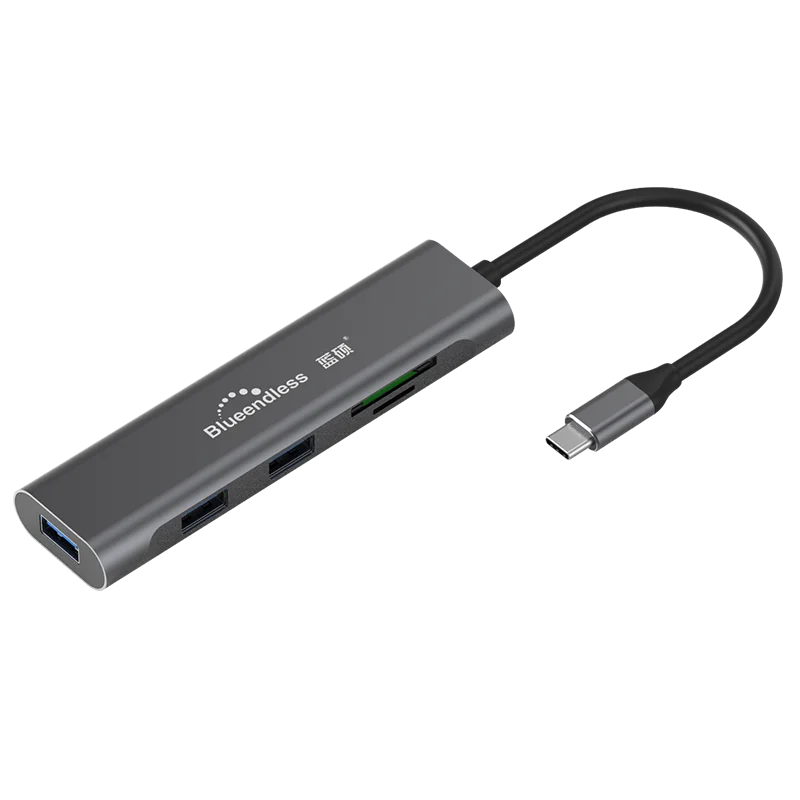 Высокоскоростной концентратор Blueendless usb c USB3.1 Type C 5 портов 3 0 поддержка Гбит/с для