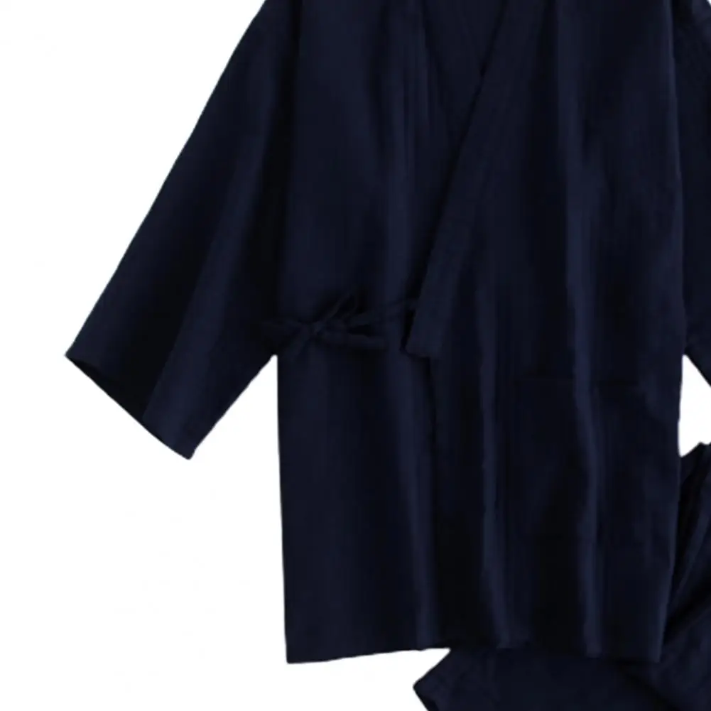 

Kimono Men's Pajamas Two-piece Set Double Gauze High Elastic Men's Exquisite Kimono Men's Pajama Party
