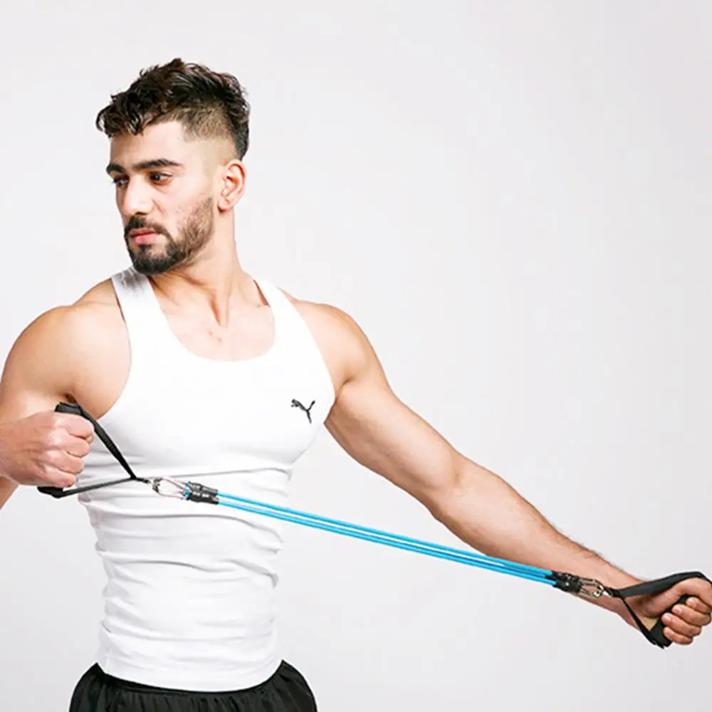 11 шт. эластичная лента для фитнеса Тяговая веревка физических упражнений