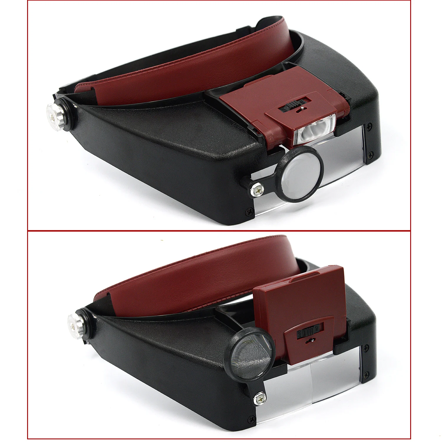 Behogar Лупа микроскоп Шлем лупа Стекло увеличительное es vergrootglas Lupas Con Luz