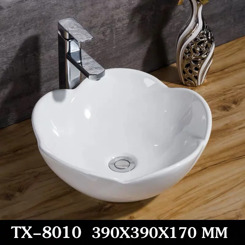 

Basin washbasin square ceramic household art simple bathroom small vessel sink bowls HDU