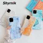 Мраморный чехол для iphone 12 Mini 11 Pro Max XS XR 7 8 + задняя крышка на лето гладкий Чехол для телефона Samsung Galaxy A51 A71 A52 A72