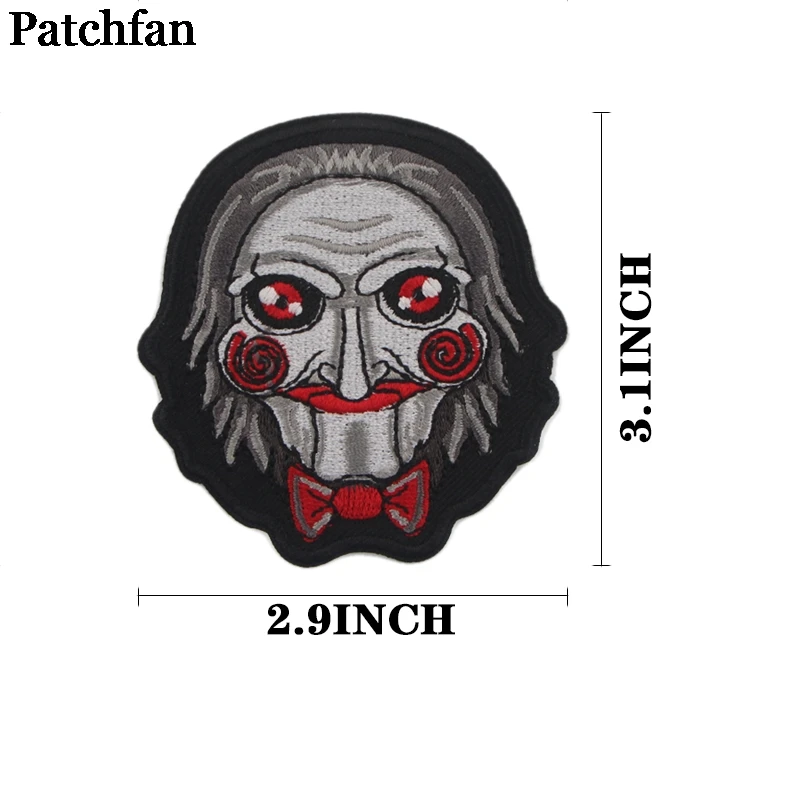 Patchfan Billy кукольная вышивка железа на заплатках для аппликация на одежду рюкзаки на заказ пришить значки самодельные оптом A2272