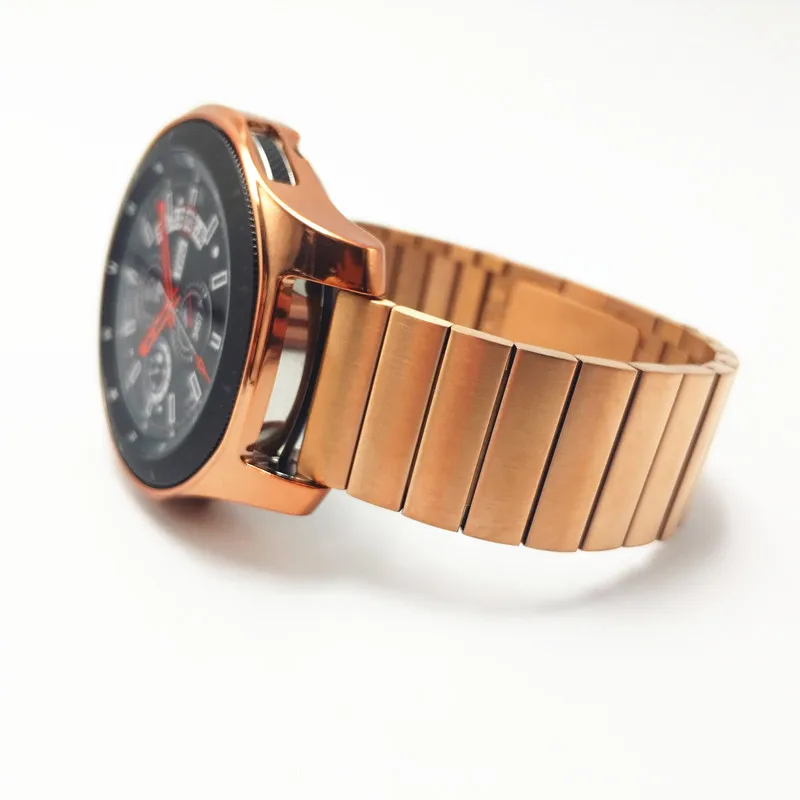Металлические Ремешки для наручных часов для samsung Galaxy Watch 46 мм gear S3 классический Frontier браслет из нержавеющей стали для huawei GT