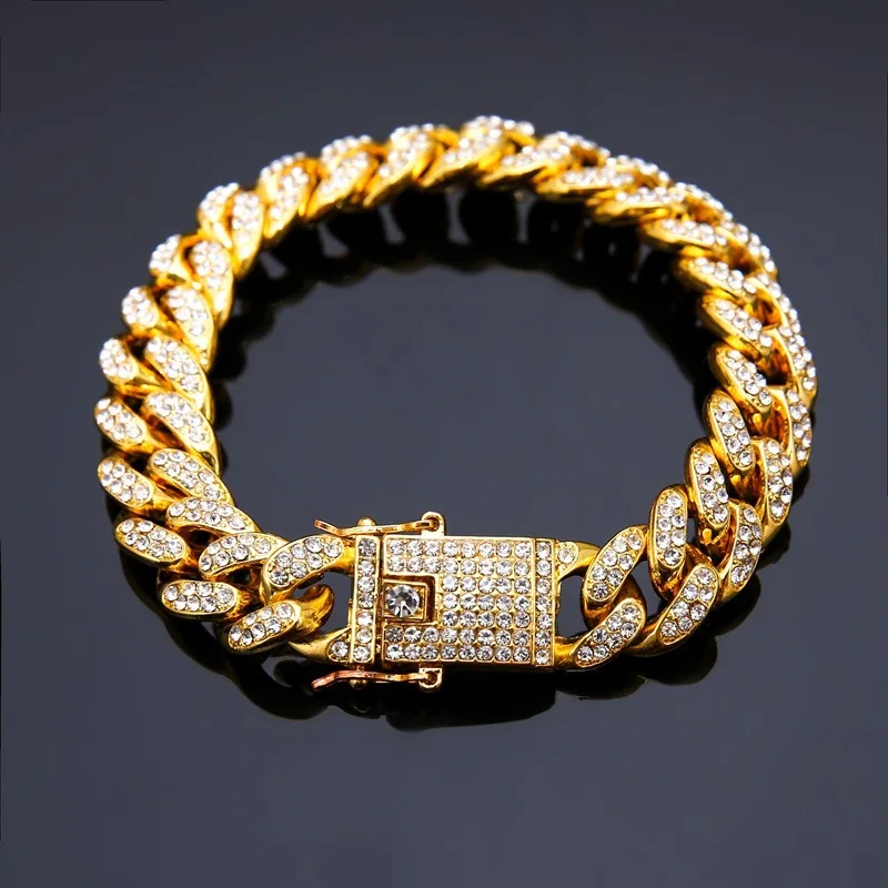 2021 Hiphop hip hop rap bracelet jewelry fashion personality street dance accessories men's popular | Украшения и аксессуары