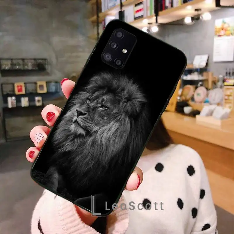 

Animals The Lion Phone Case For Samsung A50 A51 A71 A20E A20S S10 S20 S21 S30 Plus ultra 5G M11