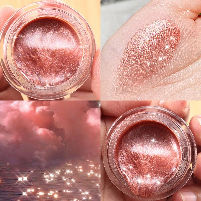 03 Жидкий хайлайтер Shimmer Glow Illuminator макияж Highlight Shine коричневый Осветляющий Желейный гель для лица крем с высокой зажигалкой - Цвет: 03