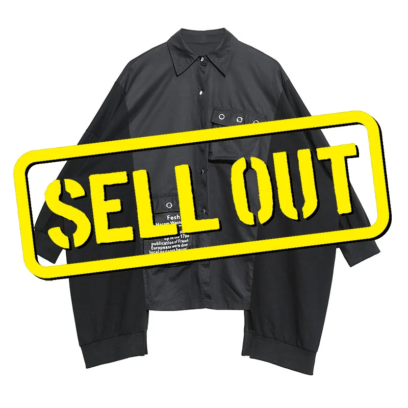 LANMREM 2020 Новая блузка оверсайз Осенняя модная новая рубашка с длинными рукавами