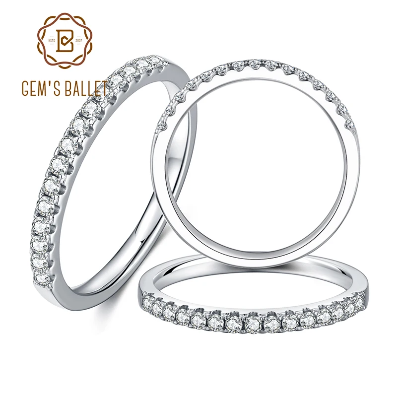 Женское кольцо с бриллиантами GEM'S BALLET обручальное из стерлингового серебра 925