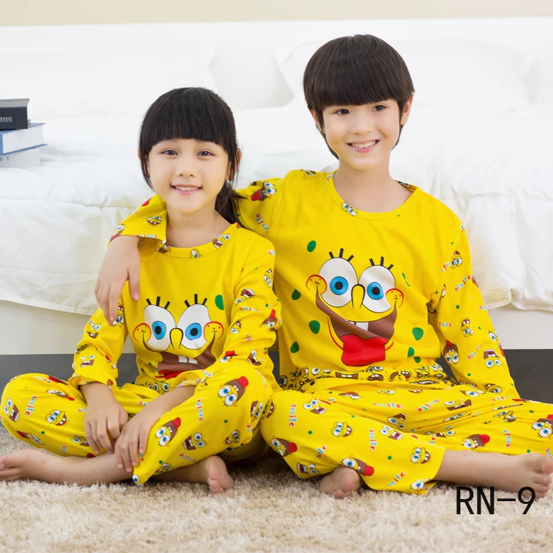 Новинка 2020 года Весенний детский пижамный комплект с длинными рукавами Детский