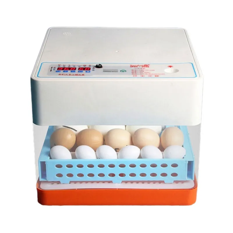 

Intelligent Egg Incubator Hatcher Full-automatic 20 Eggs Electronic Hatching Machine for Chicken Duck Transparent