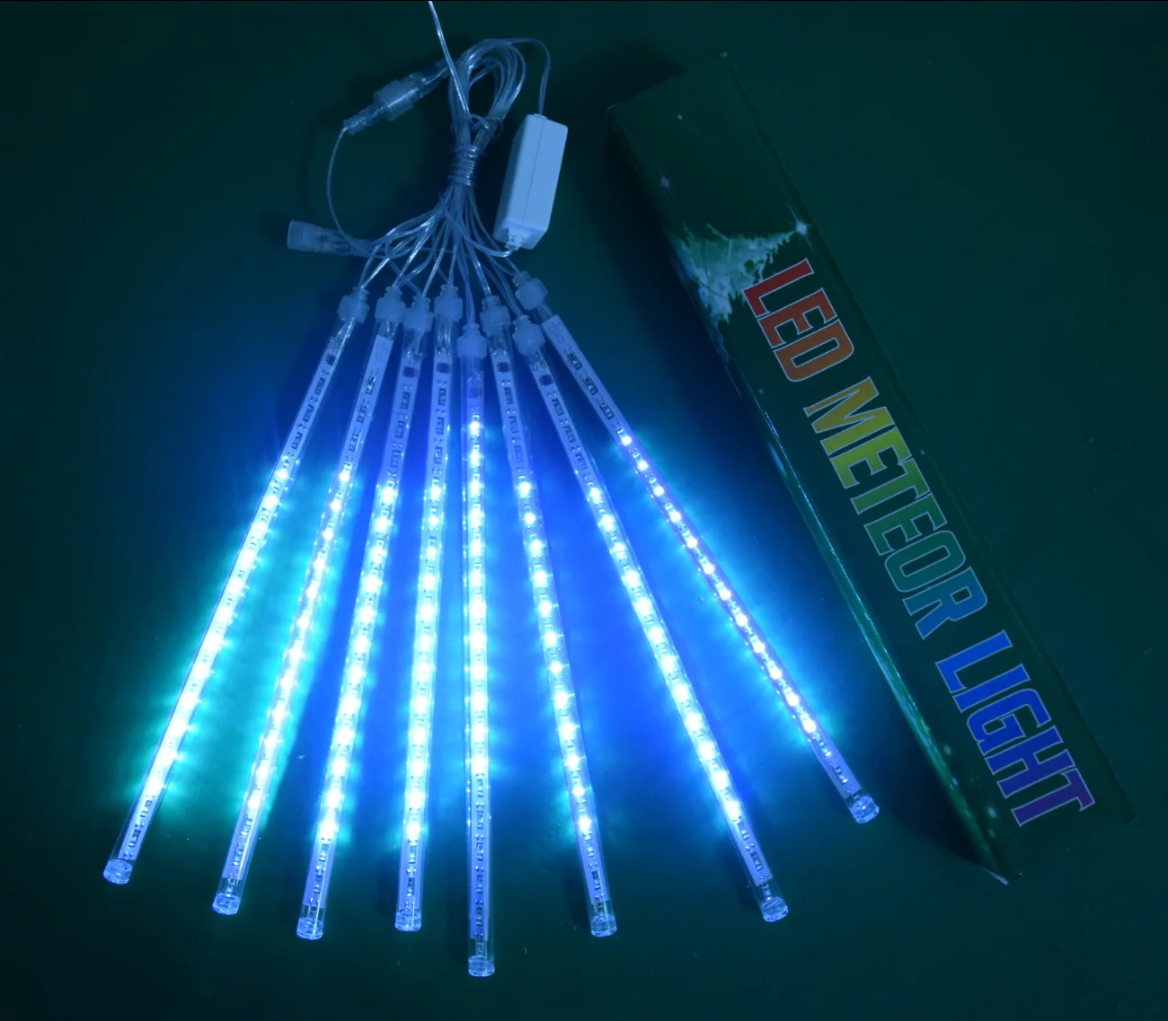 8 шт./компл. метеорный поток лампы светодиодный Рождественские отмечание