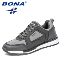 bona 2021 new designers running shoes sport shoes men comfortable jogging shoes man lace up soft athletic sneakers mansculino