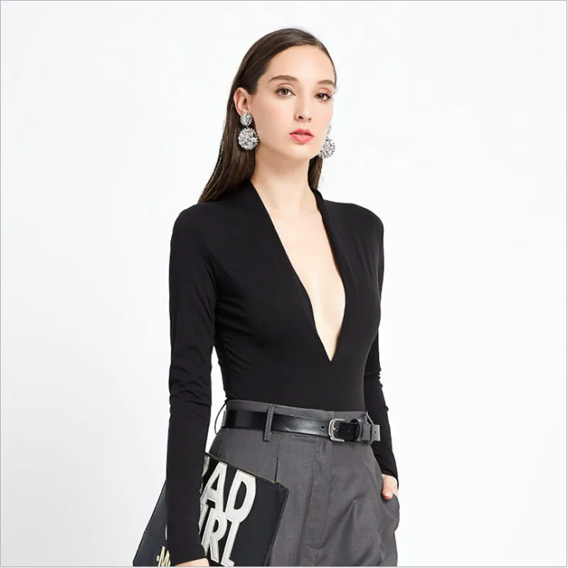 Top Quality New Black Khaki Striped Sexy Sheath Rayon Bandage Bodysuit Sexy Party Bodysuit