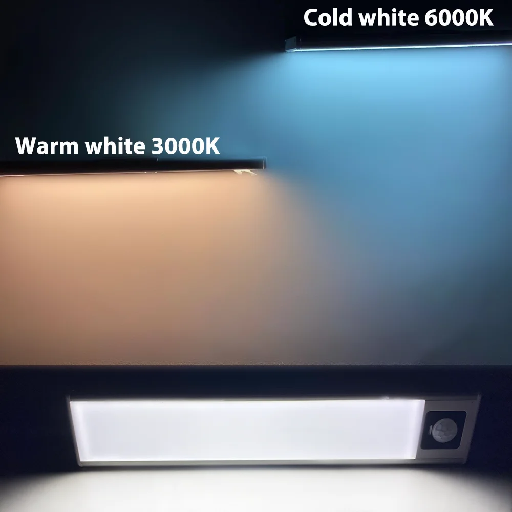 usb led cabinet lighting 3 modes pir motion sensor led rechargeable kitchen lighting motion sensor led light usb rechargeable free global shipping