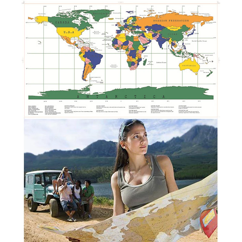 1 шт. Роскошный белый Скретч Карта мира 88x52 см белая карта скретч с цилиндром