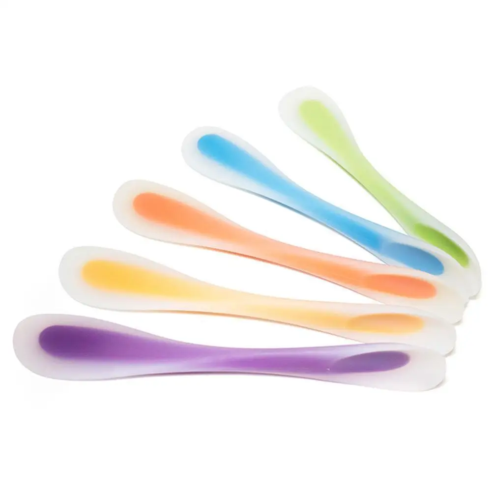

1pcs Double-headed Silicone Spatula Kitchen Baking Tools Multifunctional Dual-purpose Transparent Silicone Spatula BPA-free