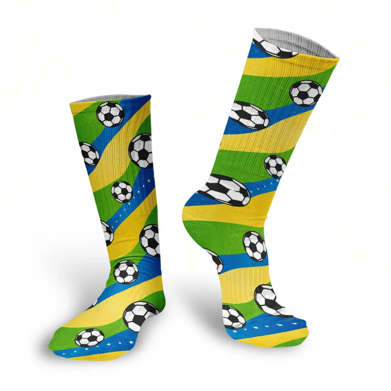 Модные 3D печатных боулинг игры в бадминтон узор женские хлопковые Дышащие носки