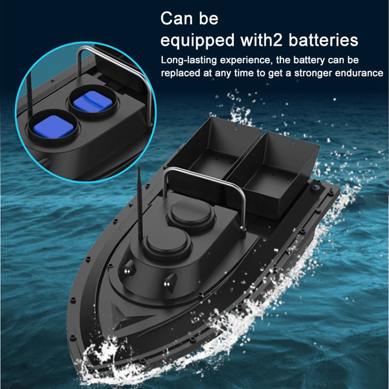 

Smart Fishing Bait Boat Remote Control Fishing Feeder Toy Fishing Boat Remote Range Fish Finder Ship Speedboat